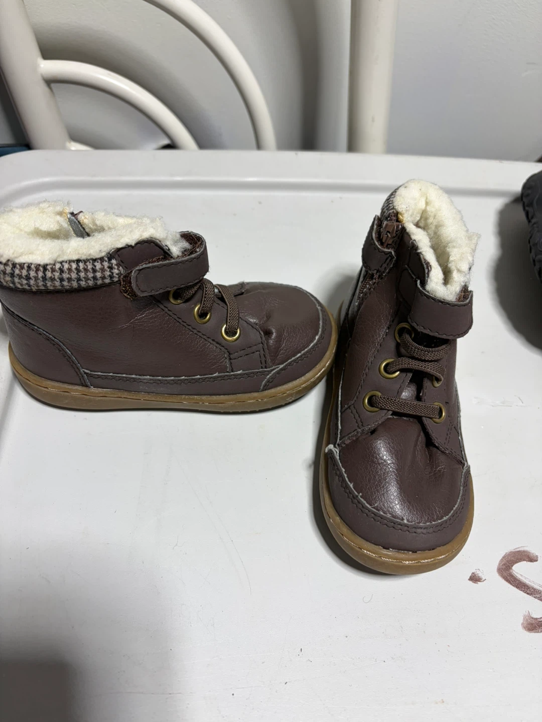 Toddler Brown Winter Boots Size 7