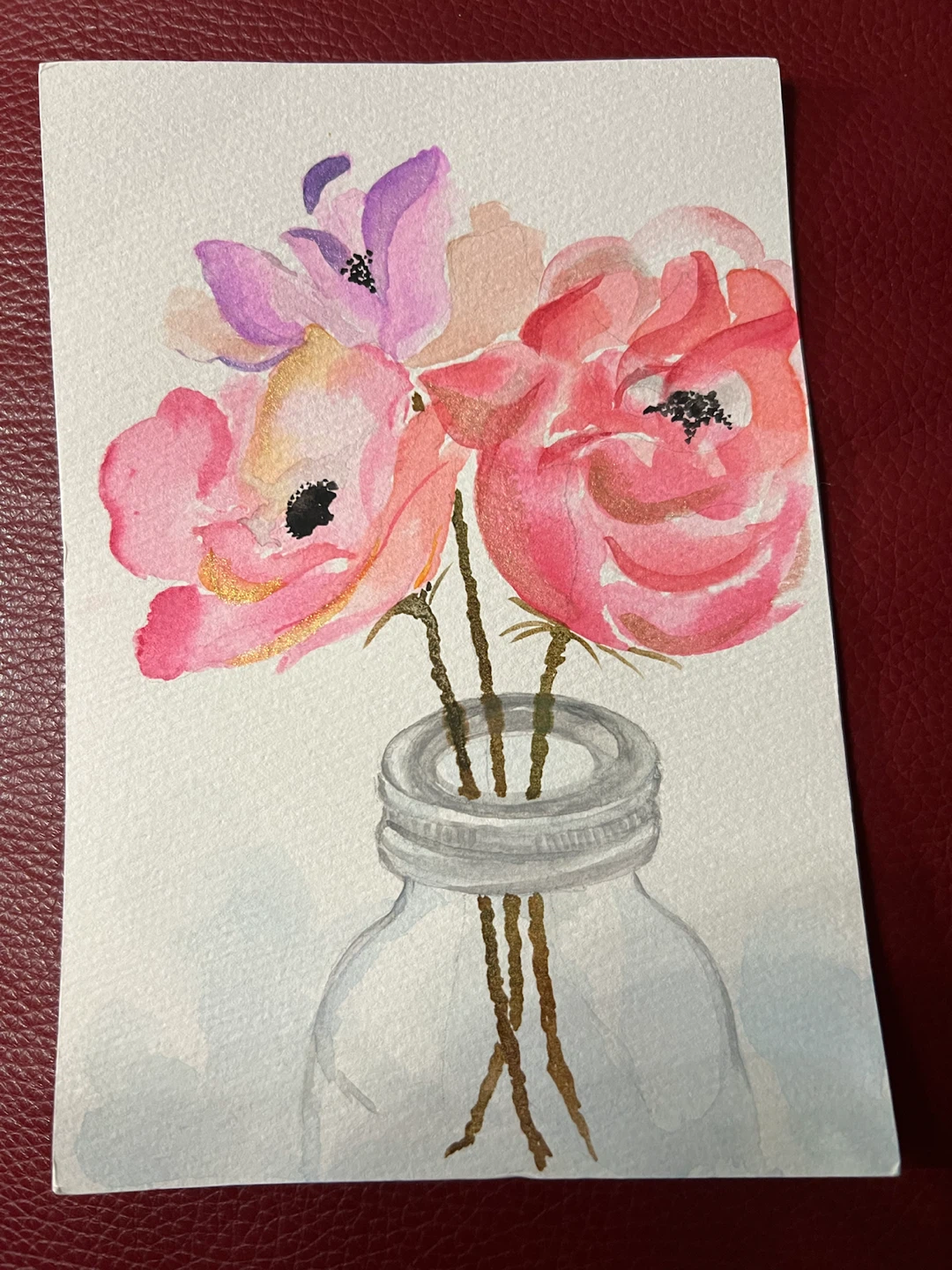 Original Floral Watercolor Painting