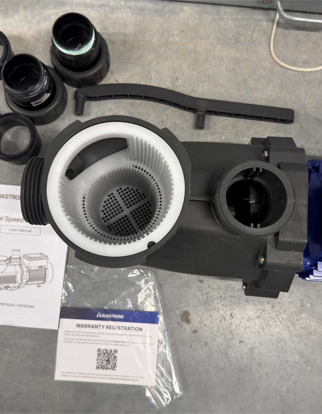 AquaStrong 2.0 HP Dual Speed Swimming Pool Pump – PSP200AD - photo 4