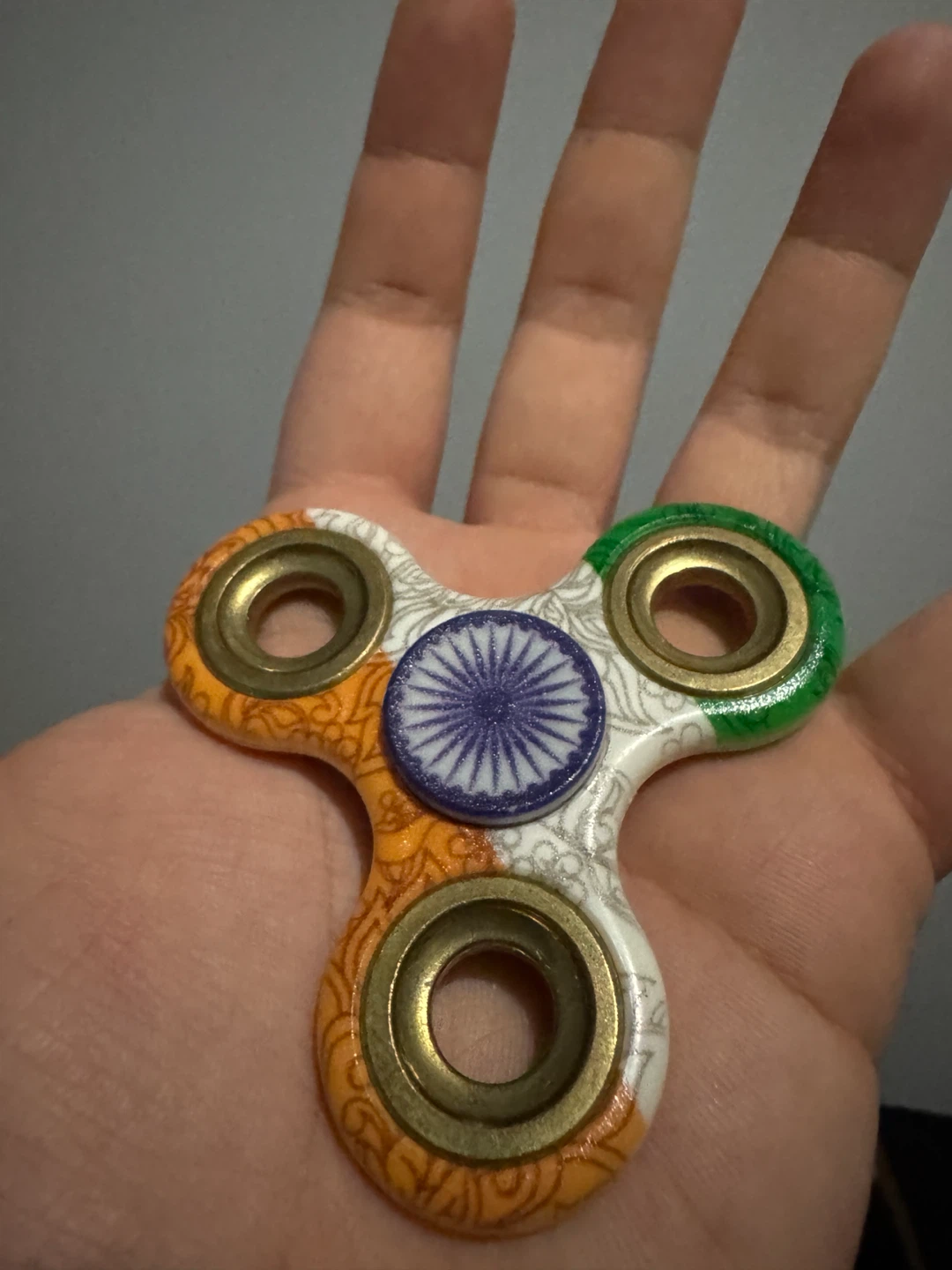India Flag Design Fidget Spinner