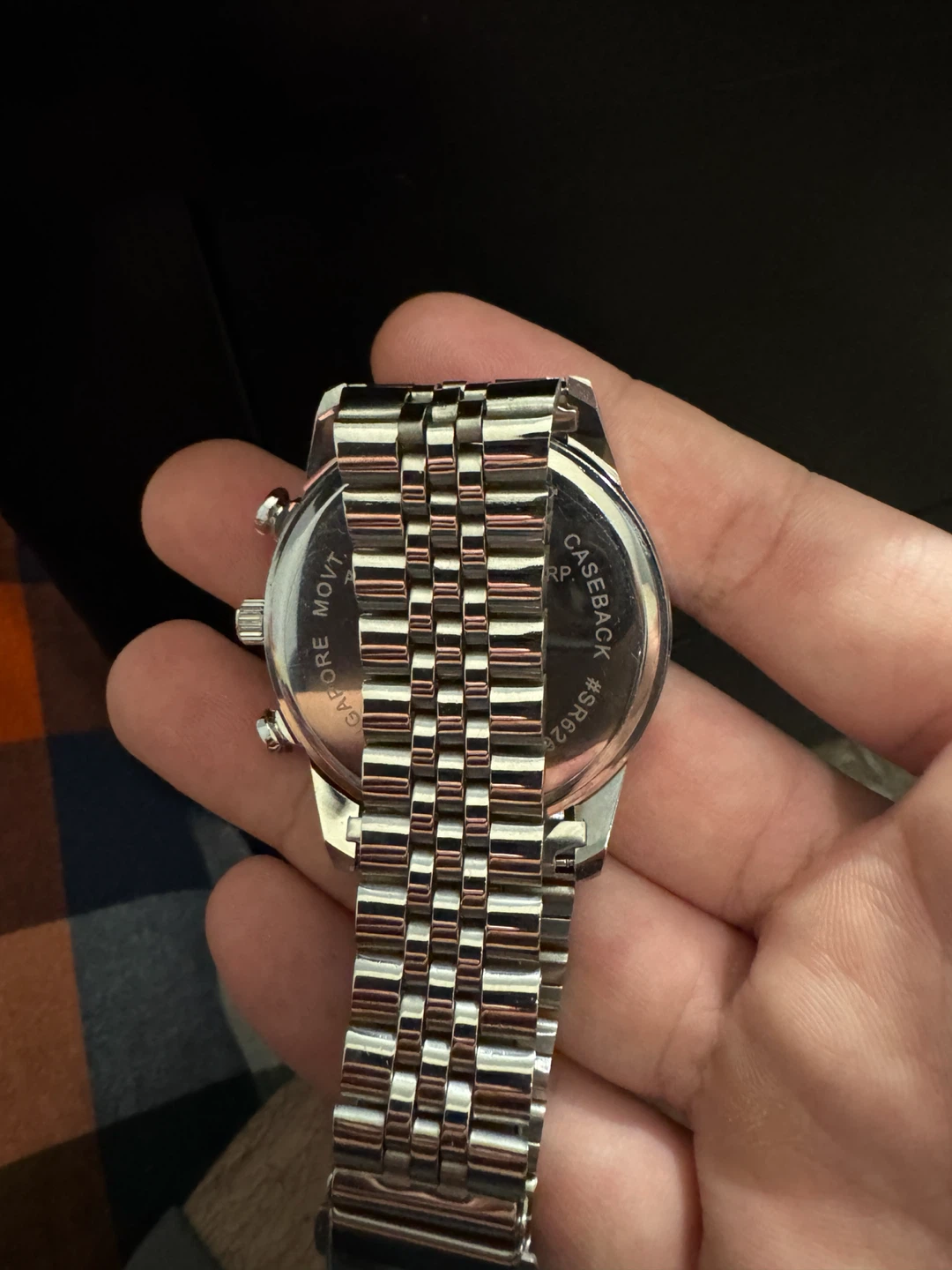 Silver-tone Stainless Steel Chronograph Watch - photo 2