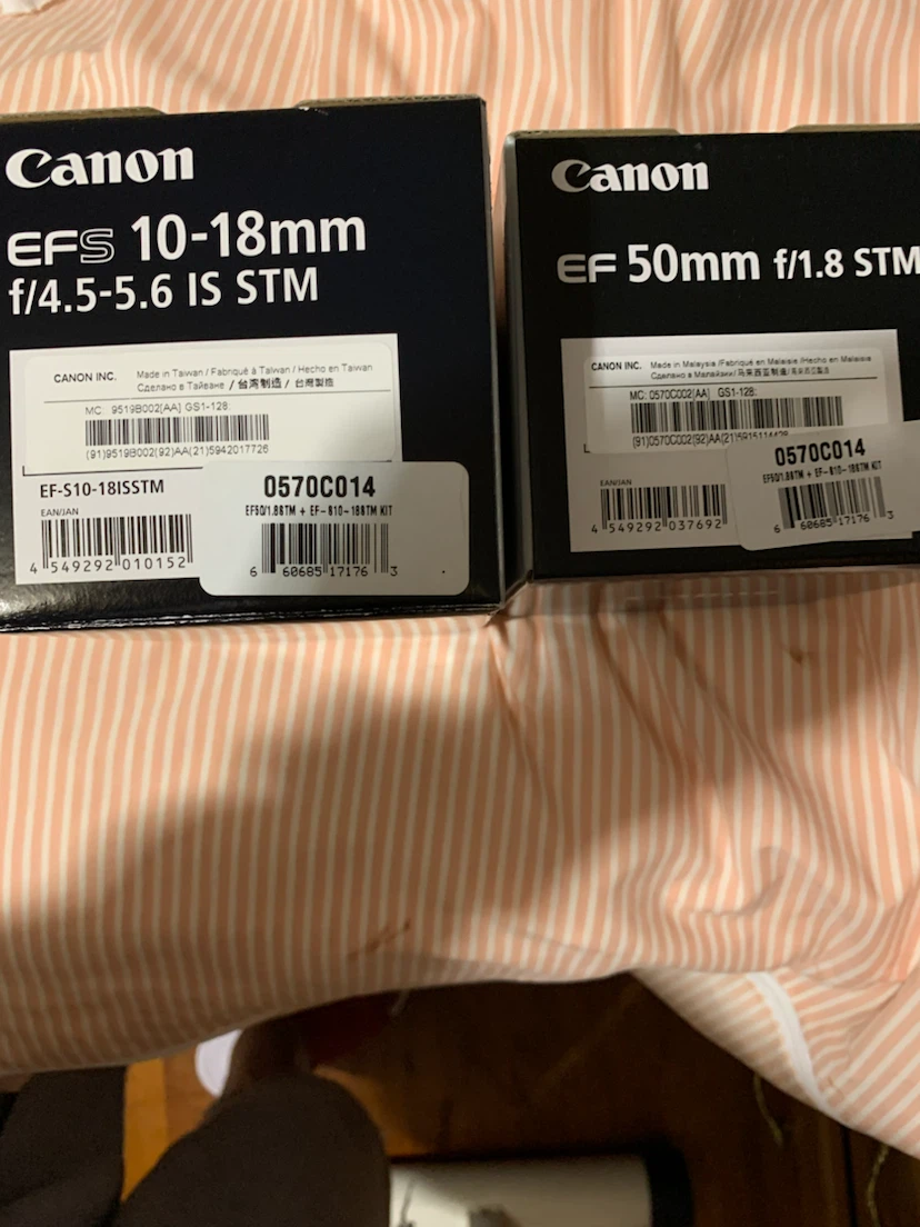 Canon EF-S 10-18mm and EF 50mm  Lenses - photo 2