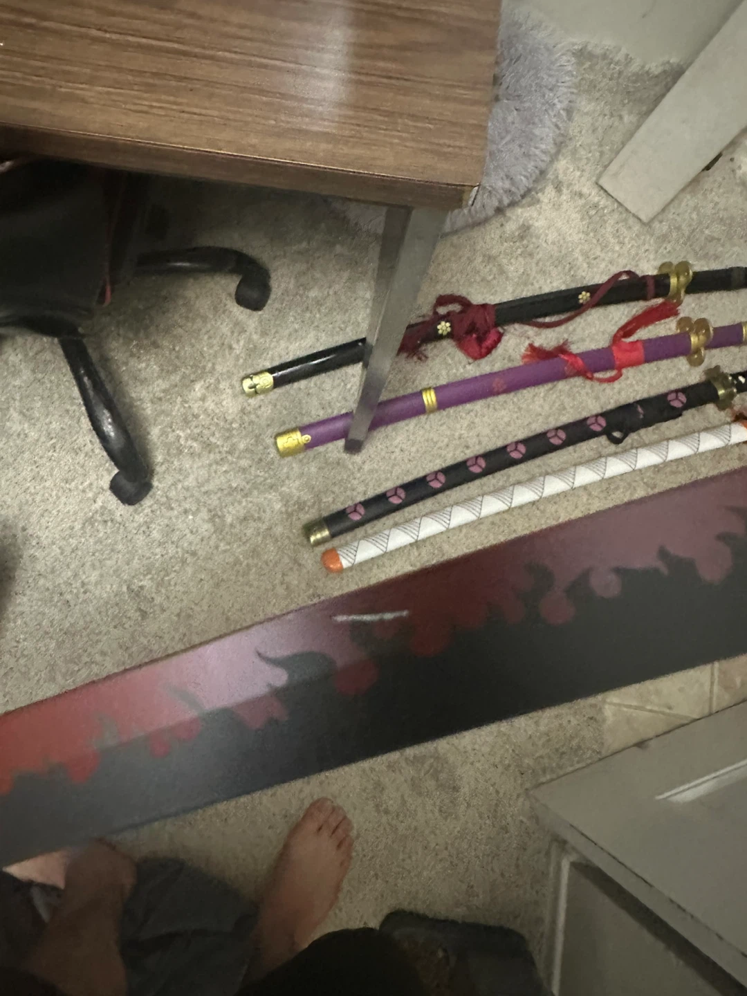 3 Demon Slayer Katana swords with box bundle - photo 5