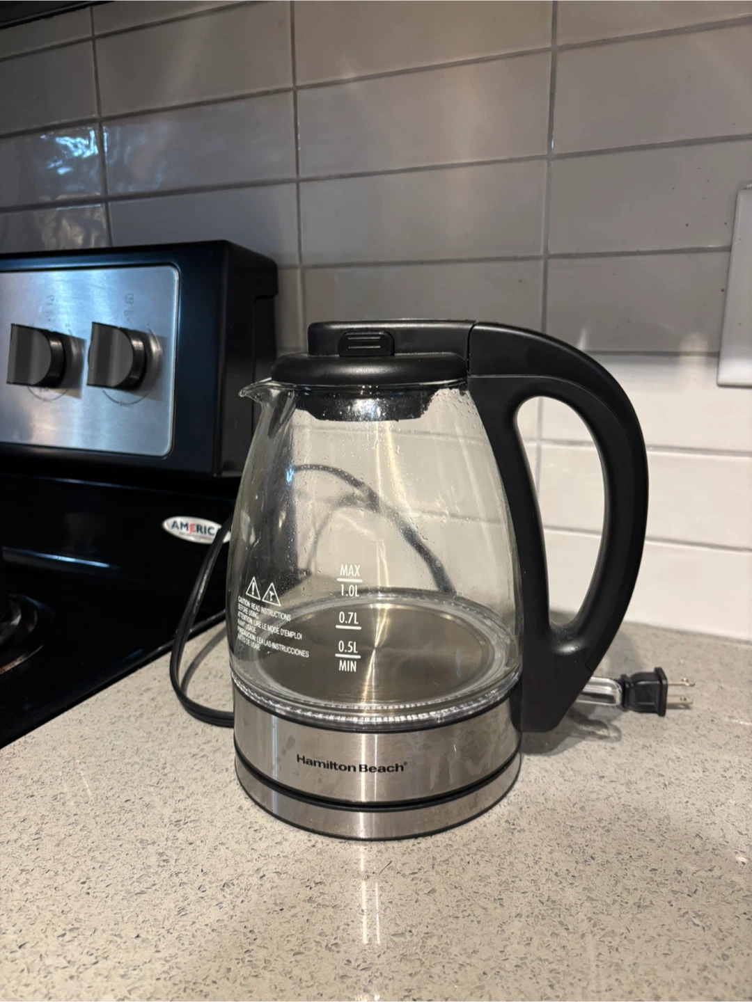 Hamilton Beach 1L Glass Kettle