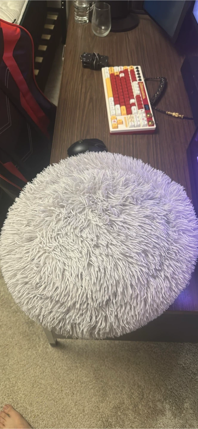 Grey Fluffy Pet Bed - photo 3