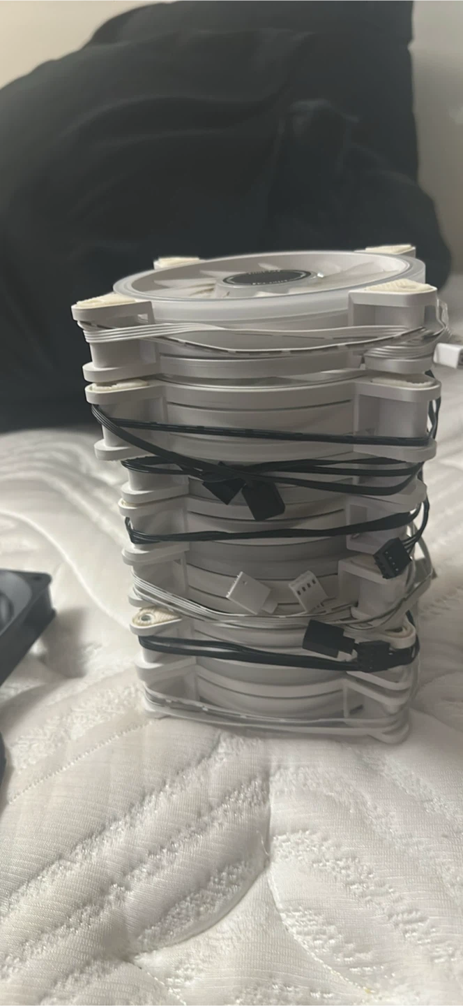 9pack Computer Case Fans: NZXT and EZDIY-FAB 120mm pwm pc fans - photo 4