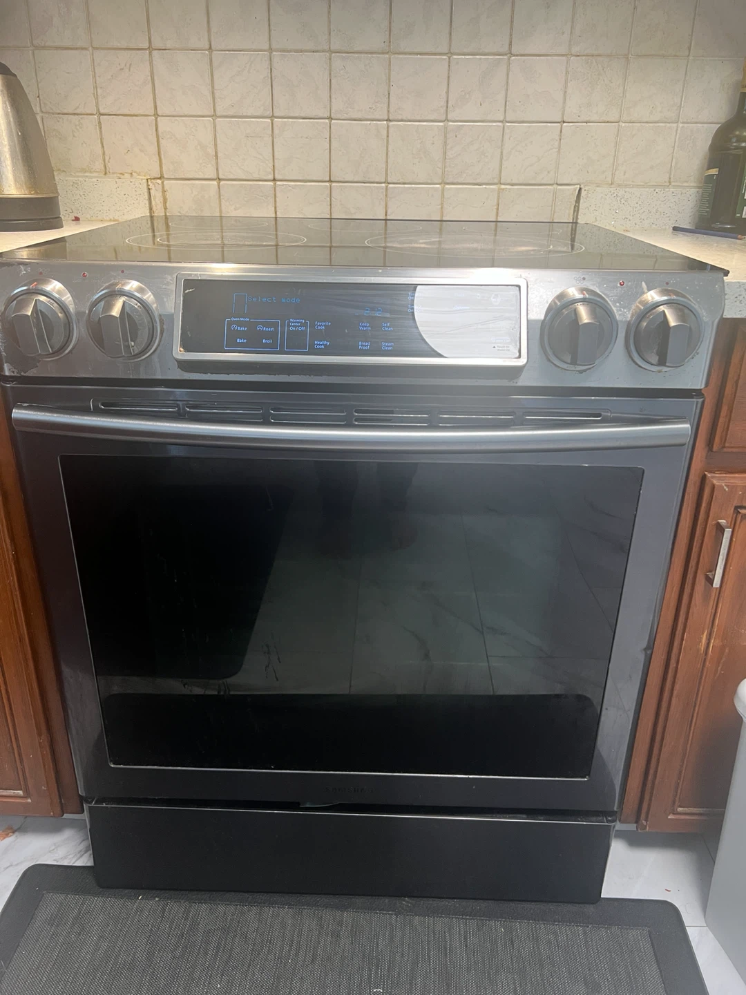 Samsung NE58K9500SG Slide-In Electric Range | Convection Oven