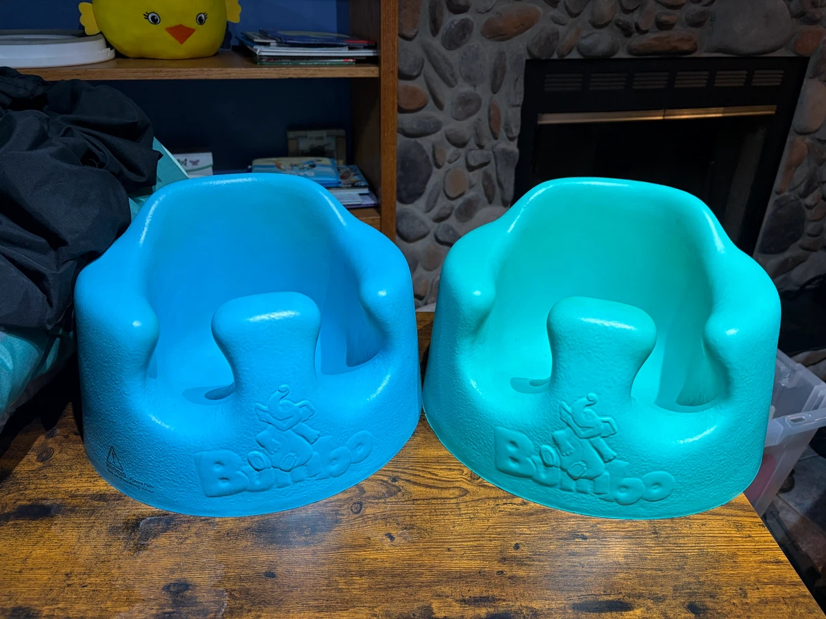 Two Bumbo Baby Floor Seats
