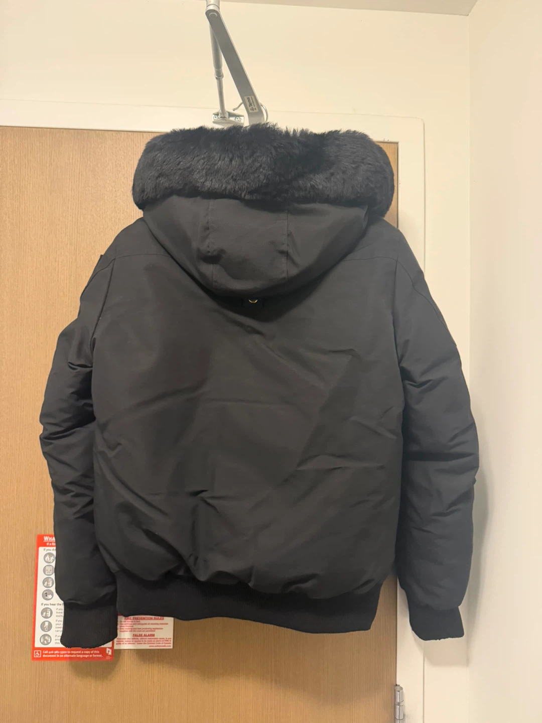 Moose Knuckles Bomber Jacket Black with Gold Hardware - photo 4