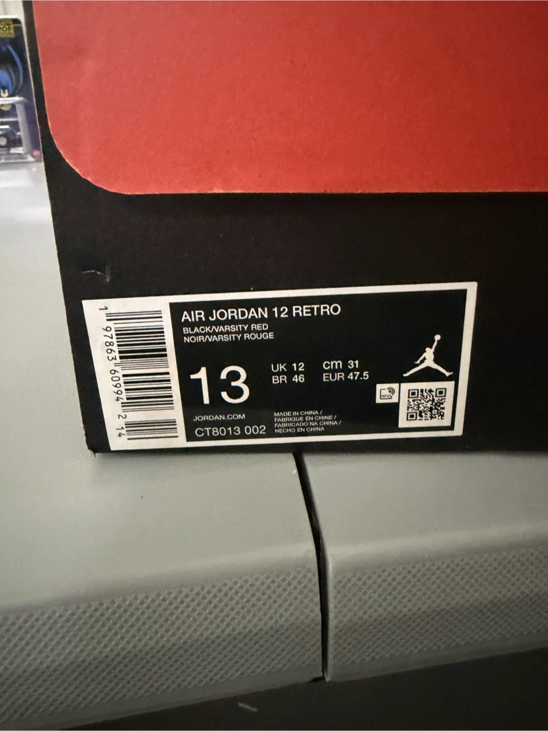Air Jordan 12 Retro Flu Game 2025 Size 13  100% Authentic w/ Box