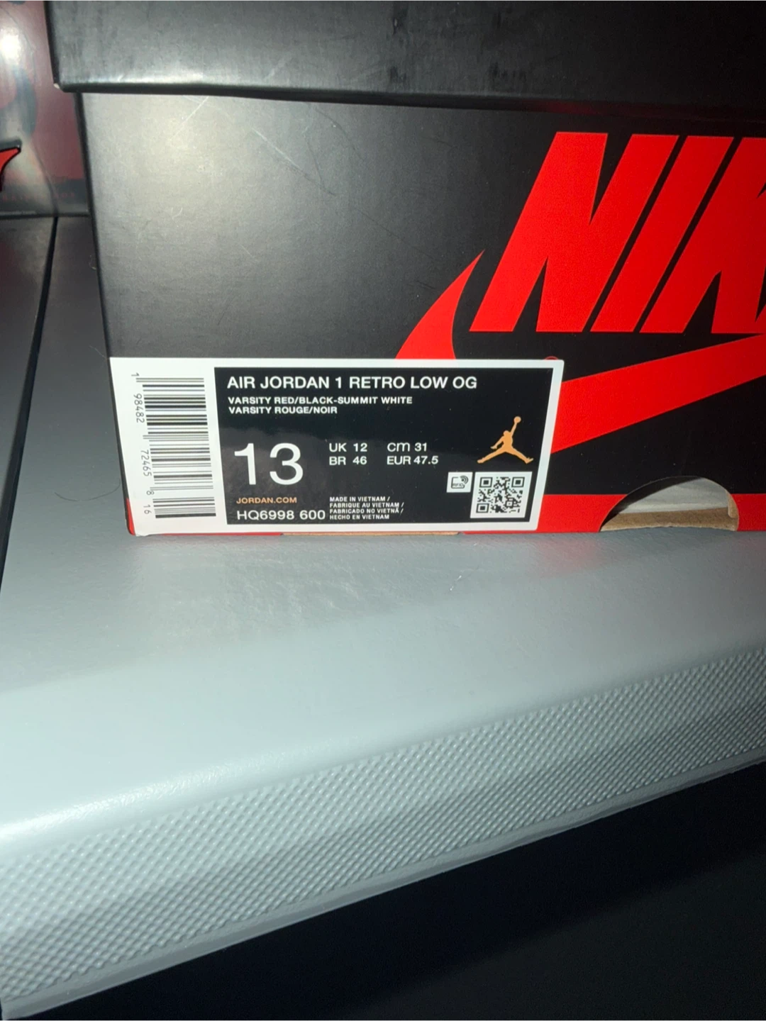 Jordan 1 Retro Low OG Chicago 2025 w/ Box