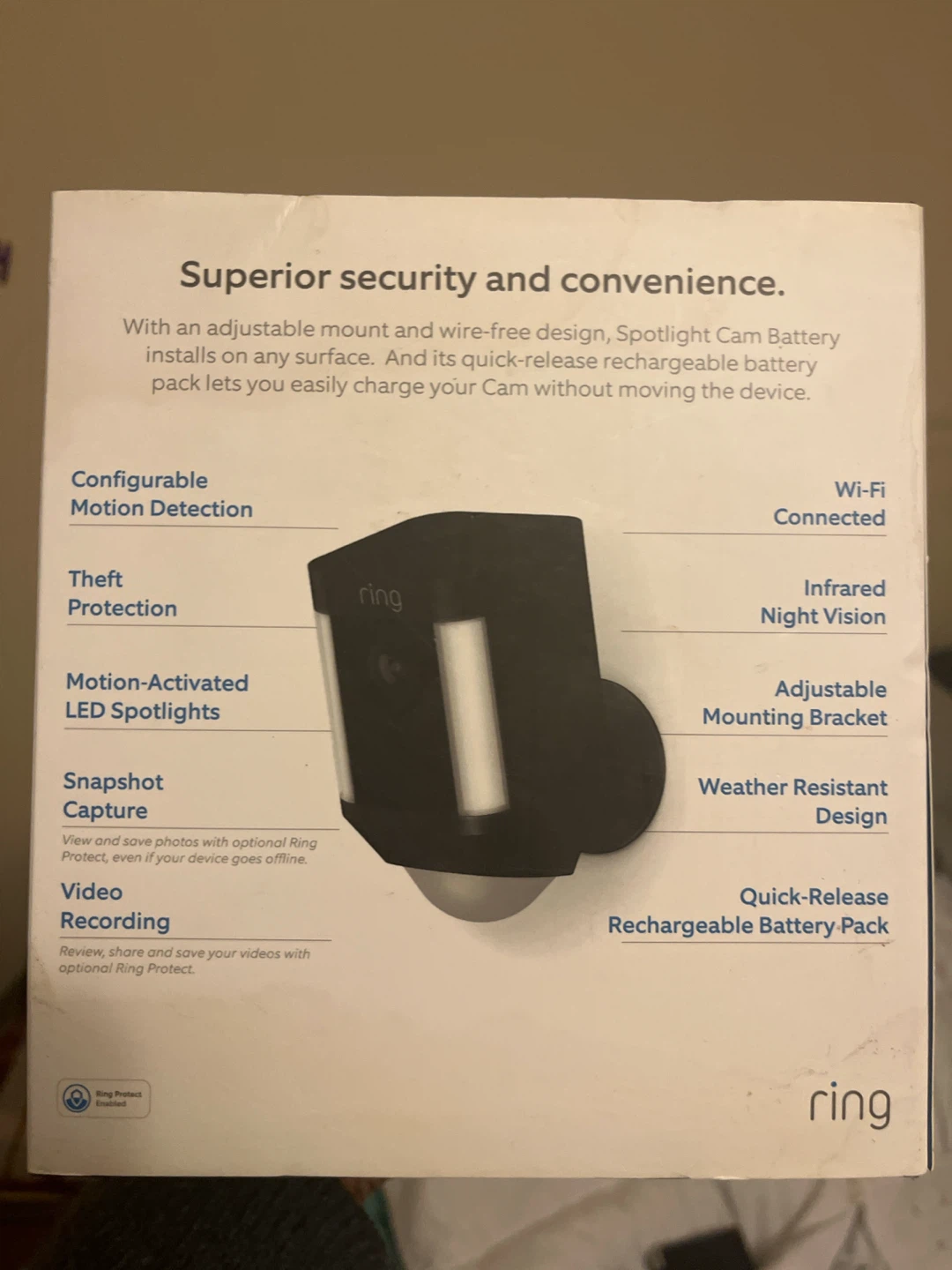 Ring Spotlight Cam Battery Spotlight - photo 2