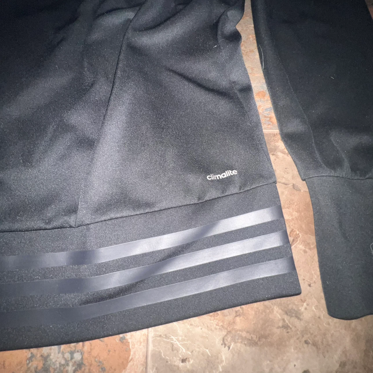 Adidas Climalite Full-Zip Hoodie - Black - Size Medium - photo 5