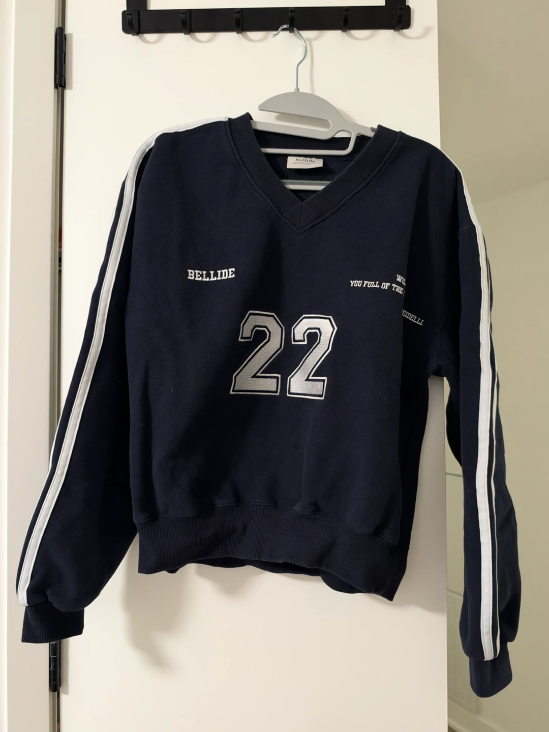 Bellide Navy Sweatshirt with Number 22