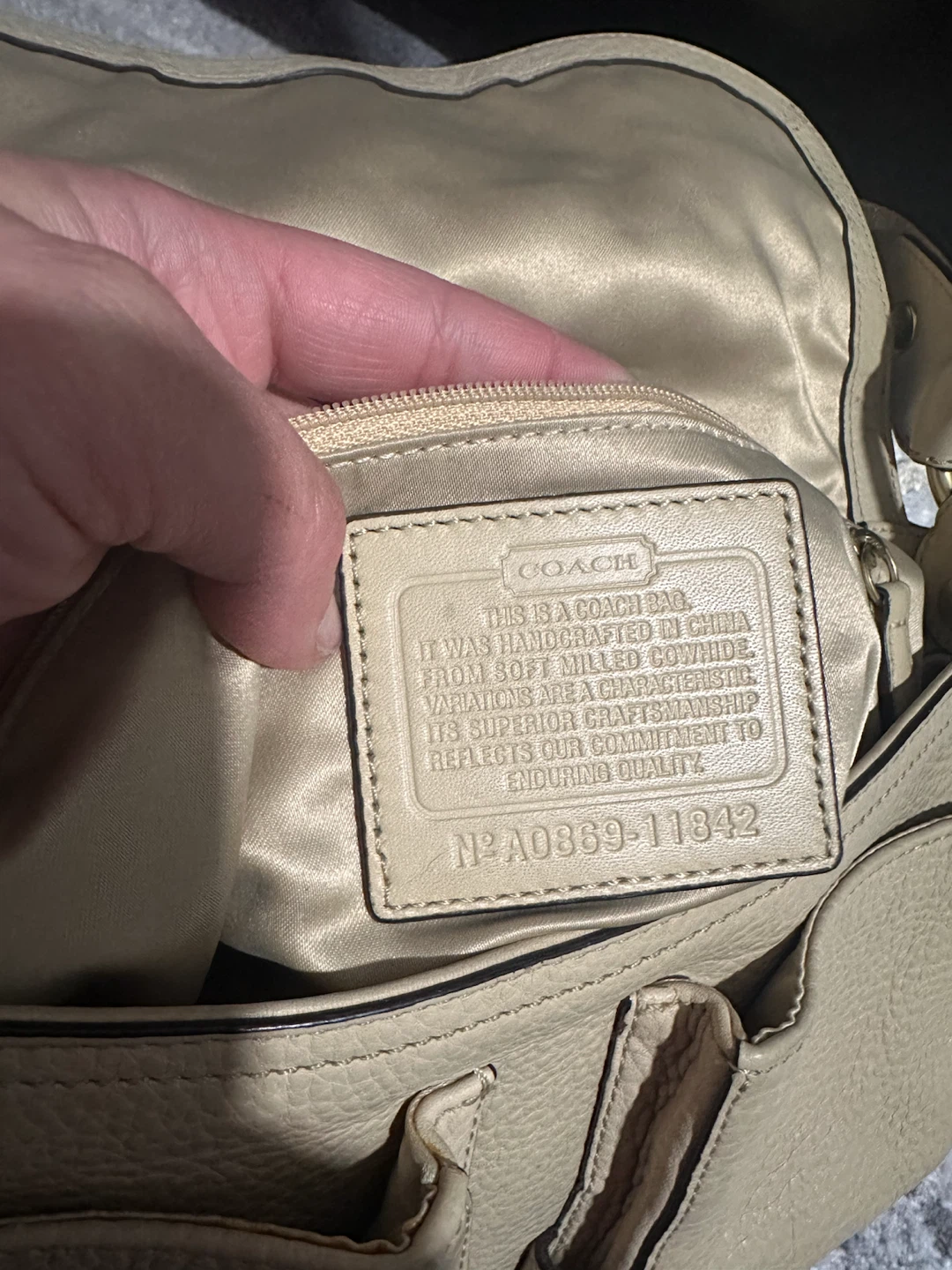 Vintage beige Coach Soho (2008) - photo 5