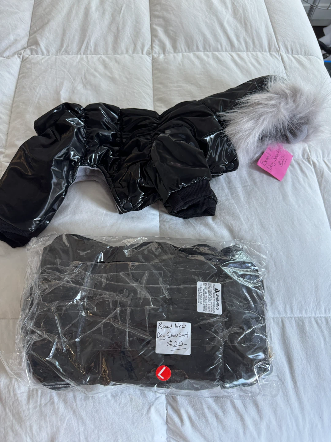 2 New Dog Winter Snowsuit Jacket fits 6 to 10 lbs 2.72-4.54 kg - photo 2