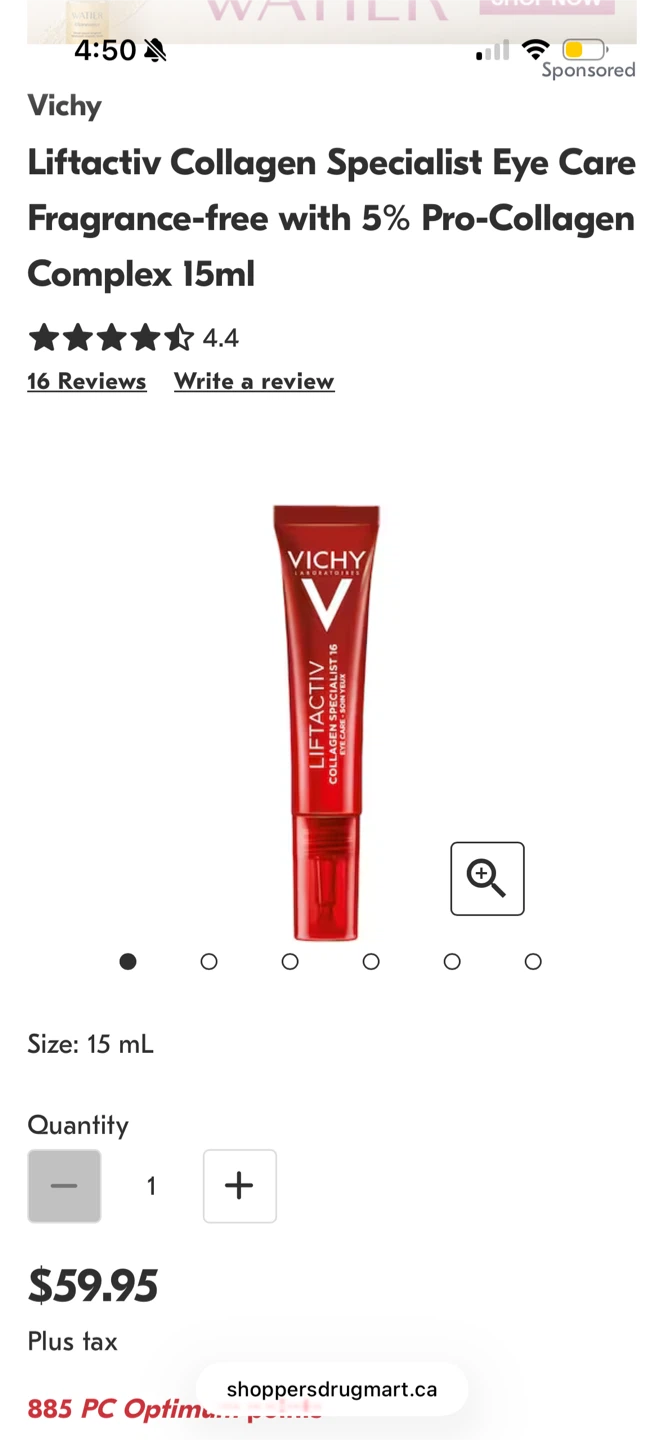 Vichy Liftactiv Collagen Specialist Eye Care 15ml - photo 2