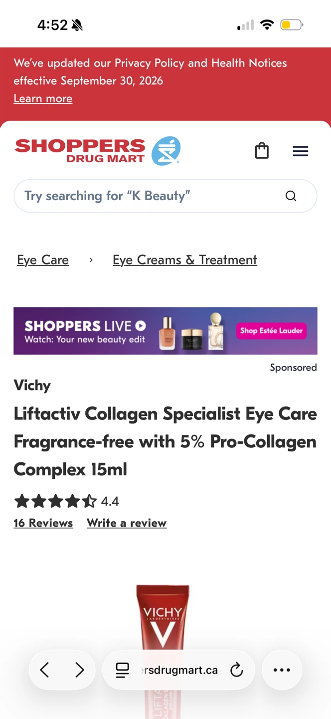 Vichy Liftactiv Collagen Specialist Eye Care 15ml - photo 3