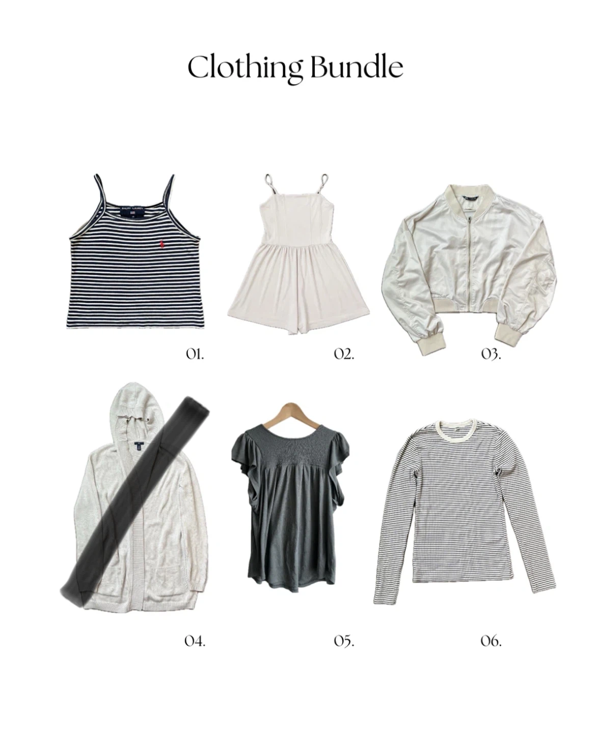 Clothing Bundle: Each $5-10 🤍✨