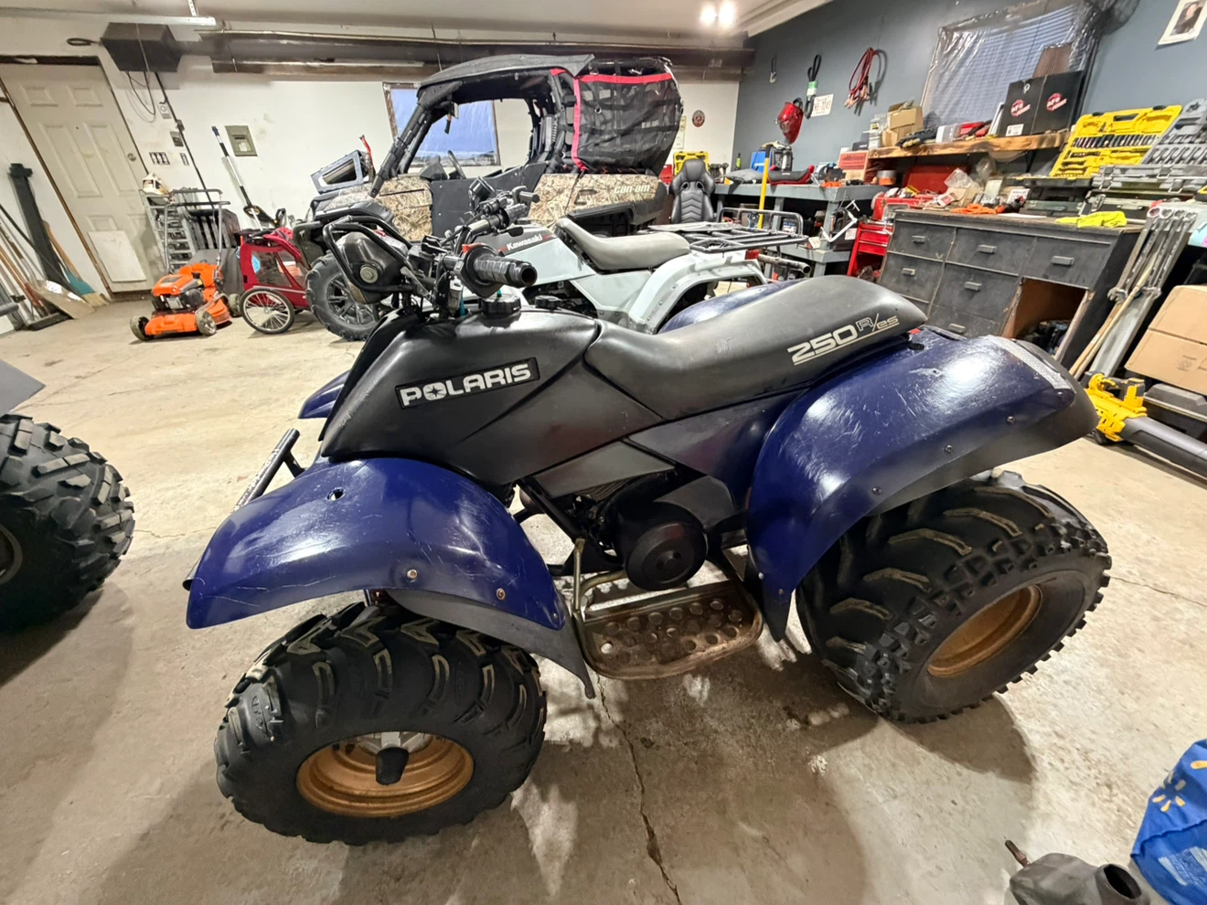 1988 Polaris Trail Boss 250 – Hunting/Cabin Quad – Runs Great