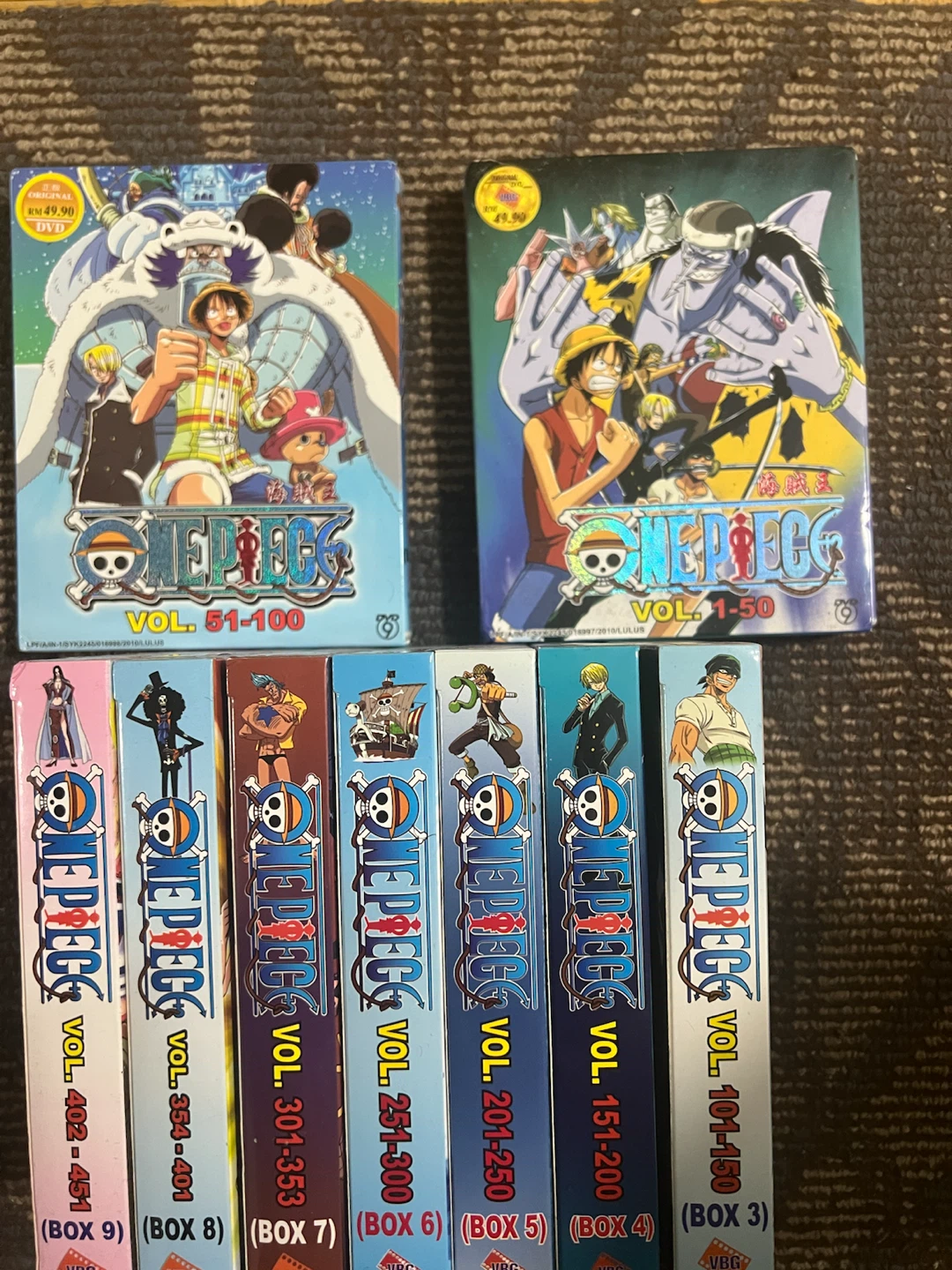 One piece anime DVD box sets collections 1-9