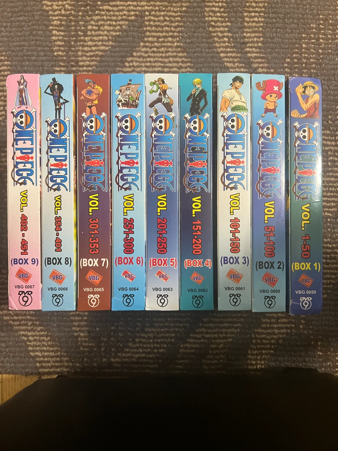 One piece anime DVD box sets collections 1-9 - photo 5