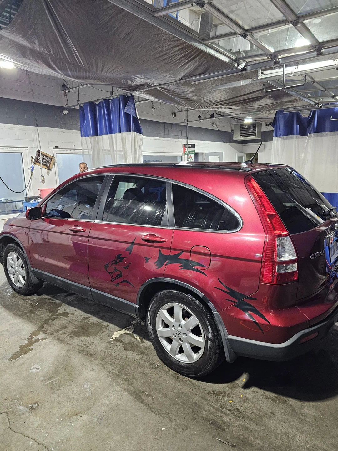 Red Honda CR-V 2007 - photo 3