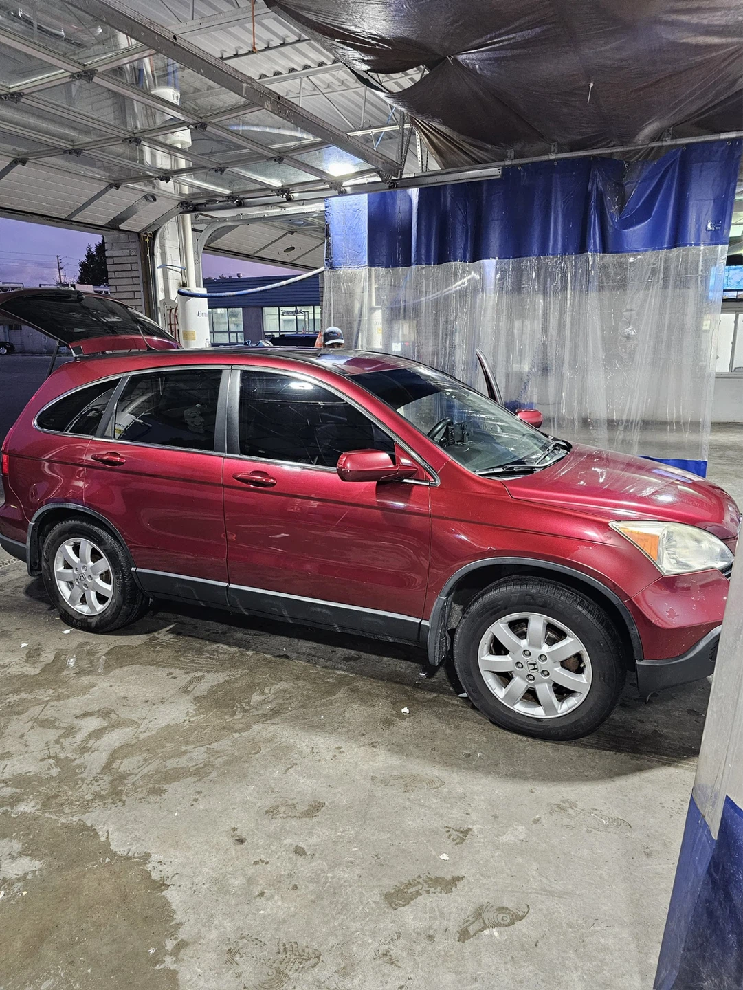 Red Honda CR-V 2007 - photo 2