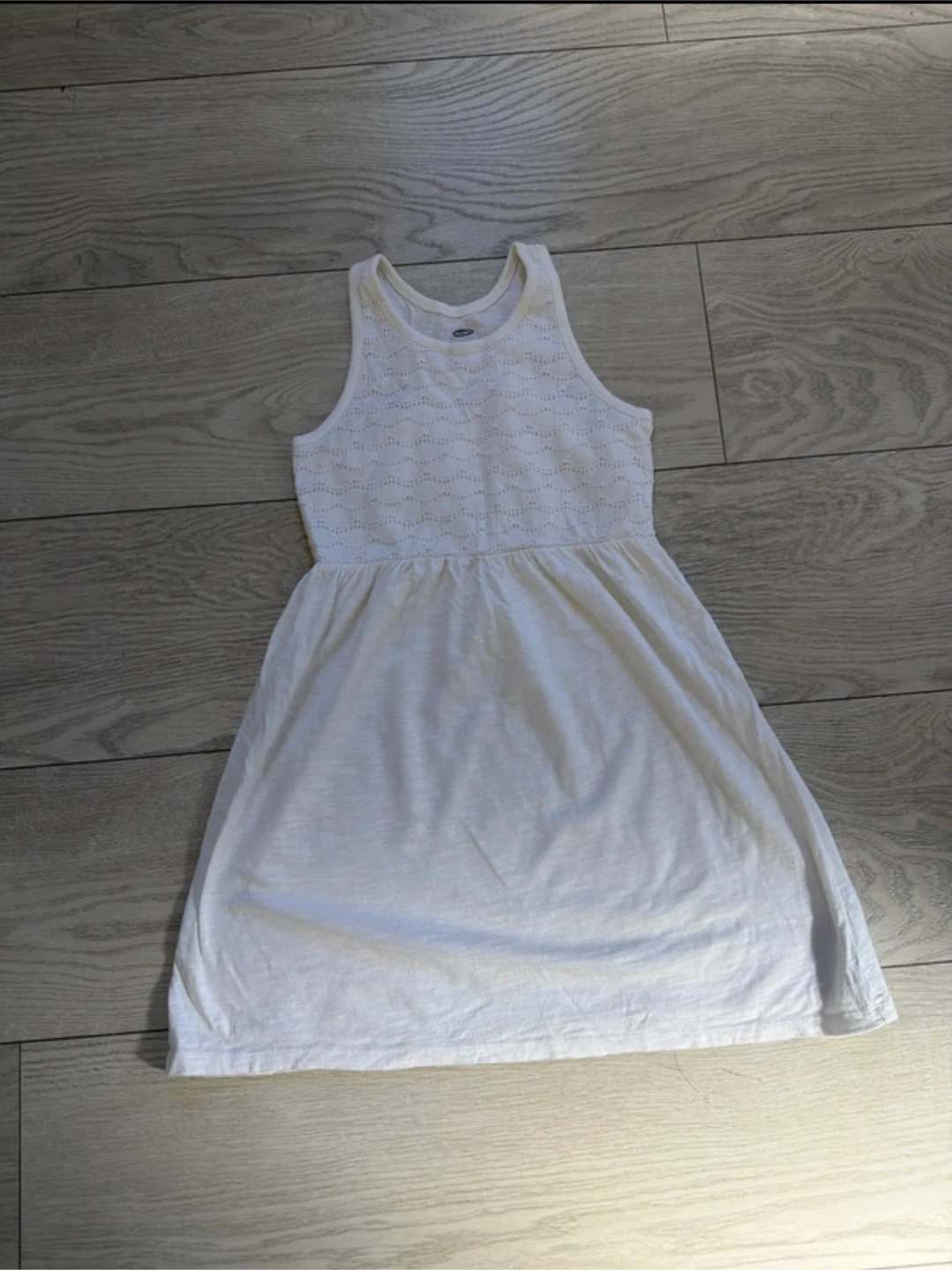 Old Navy White Sleeveless Dress