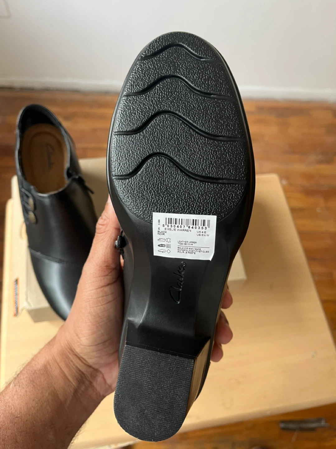 Clarks Emslie Warren Black Ankle Boots - photo 5