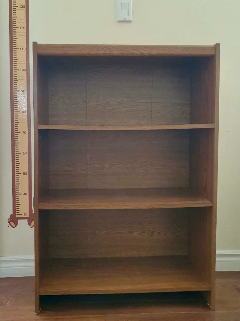 Three-Shelf Bookcase