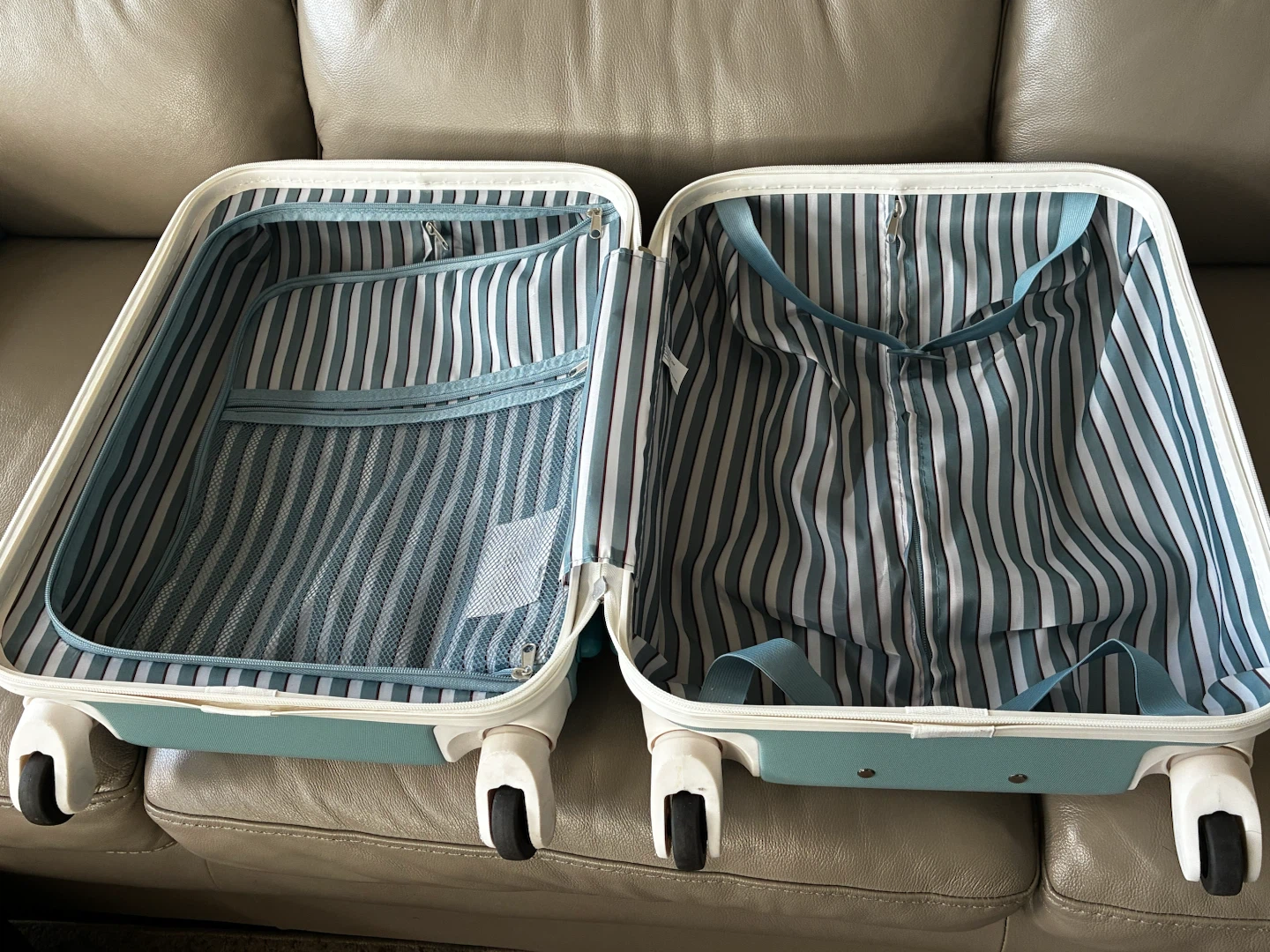 Light Blue Hardside Carry-On Suitcase - photo 3