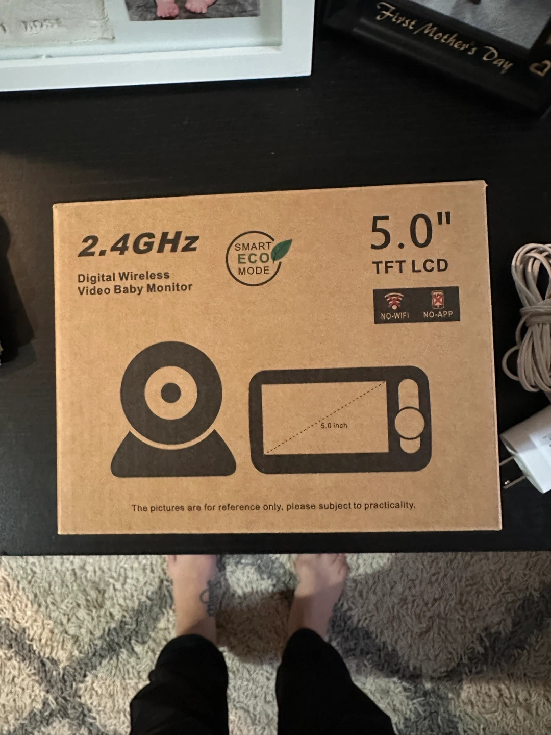 VTimes Baby Monitor Camera & Audio, 5" Screen with 30Hr Battery - photo 2
