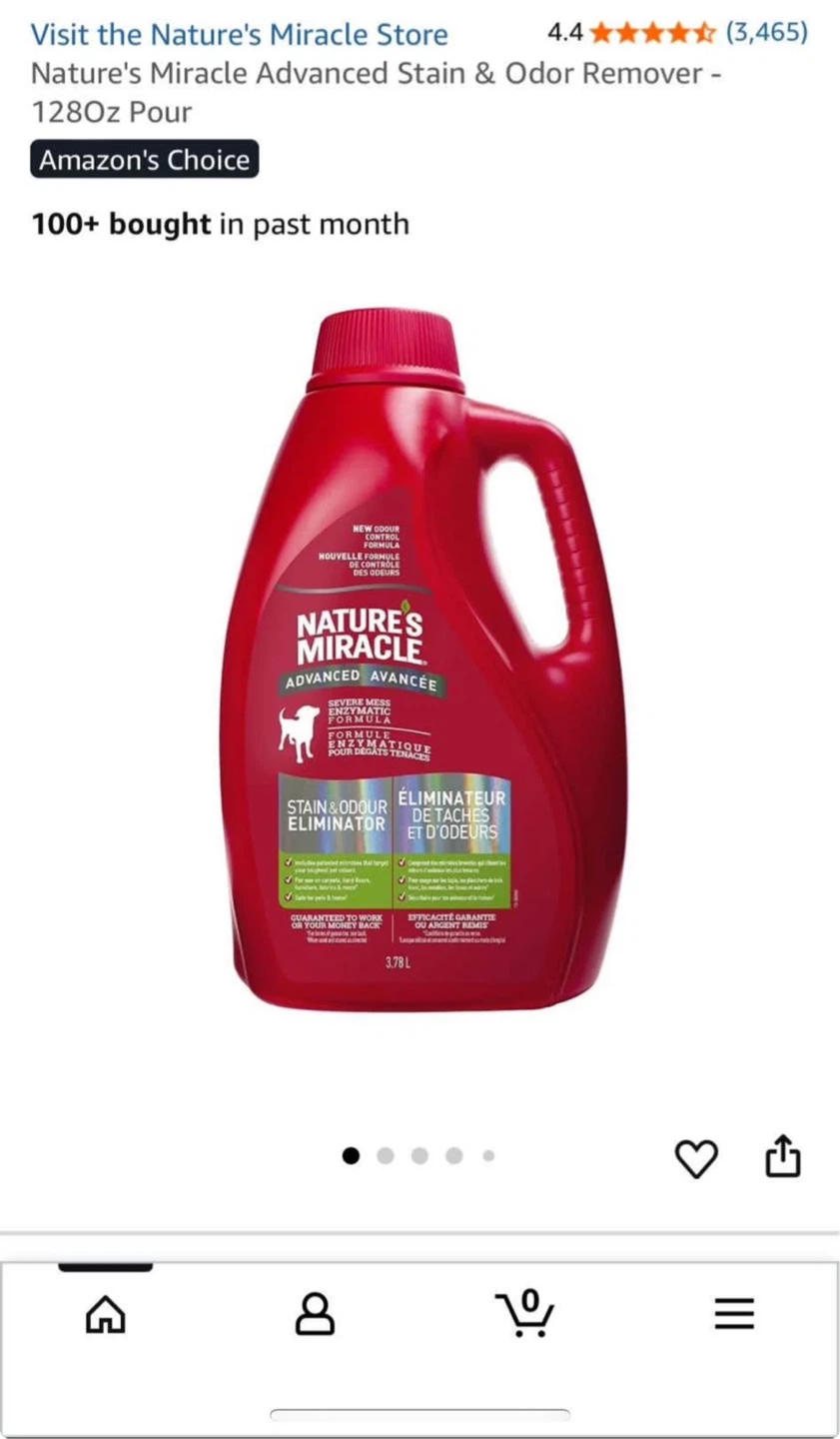 Nature's Miracle Advanced Stain & Odour Remover - photo 2