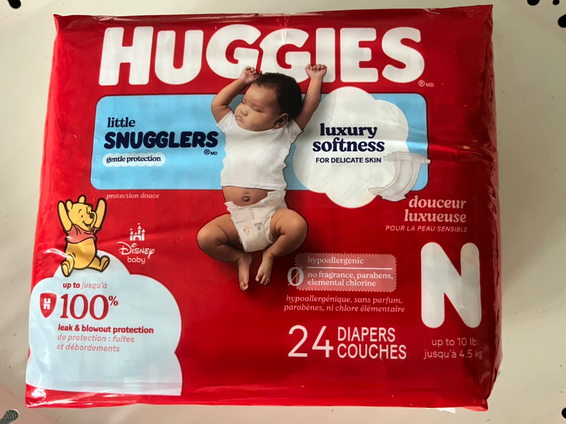 Huggies Little Snugglers Newborn Diapers 24 Count