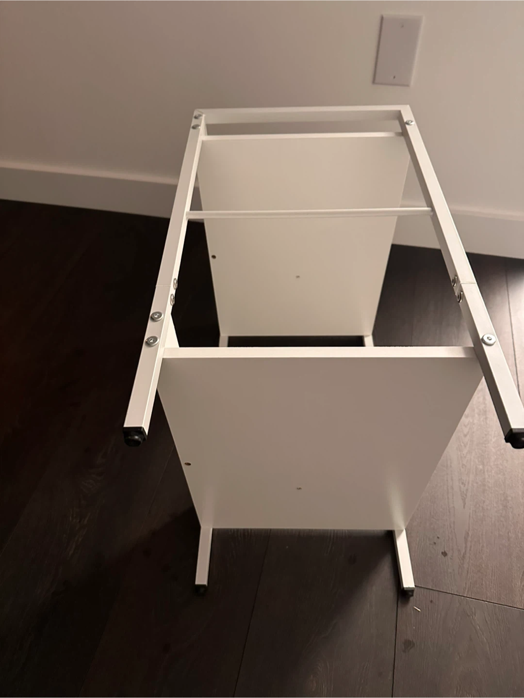White 2-Tier Side Table - photo 4
