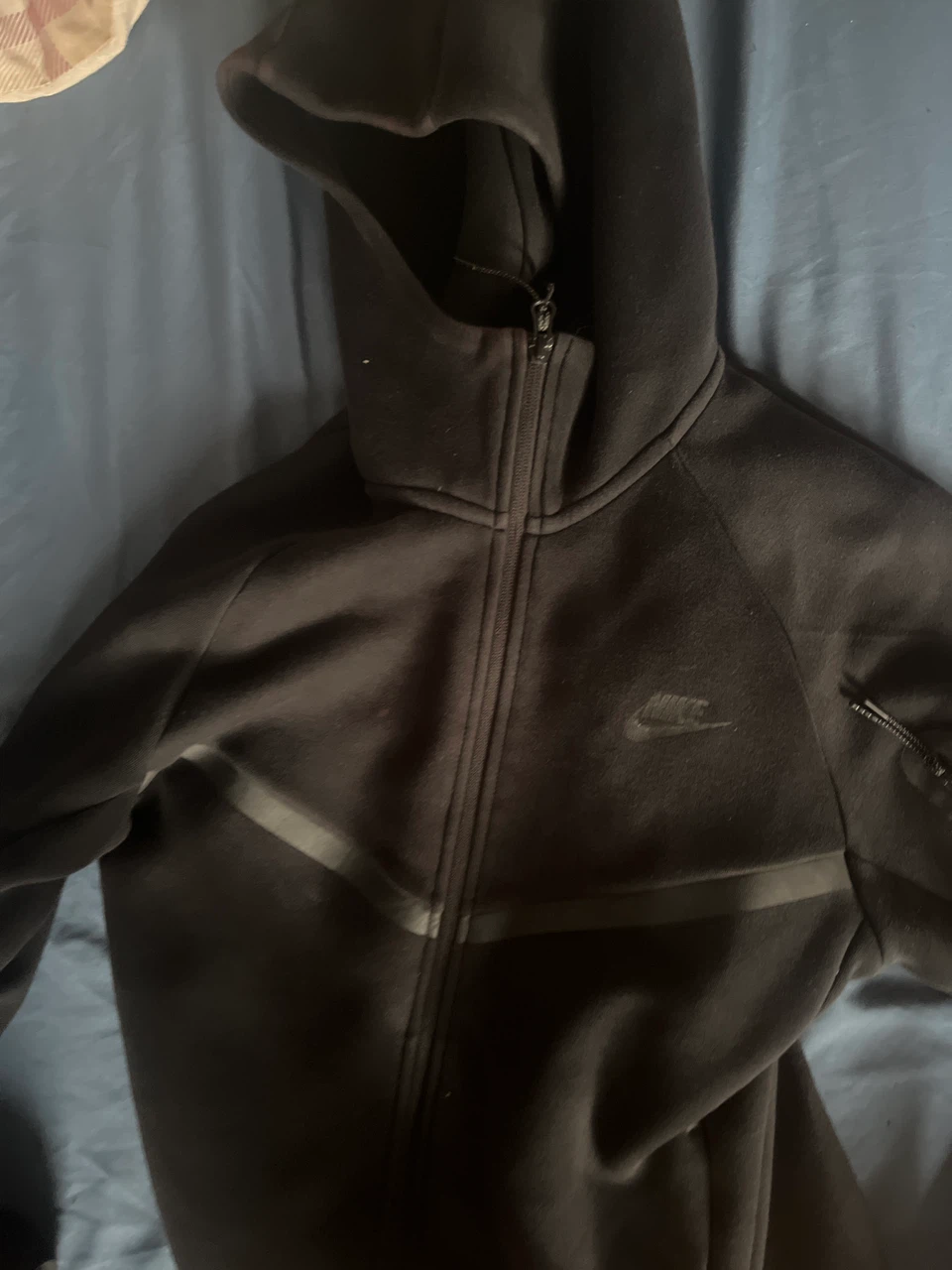 Black Nike tech hoodie size S