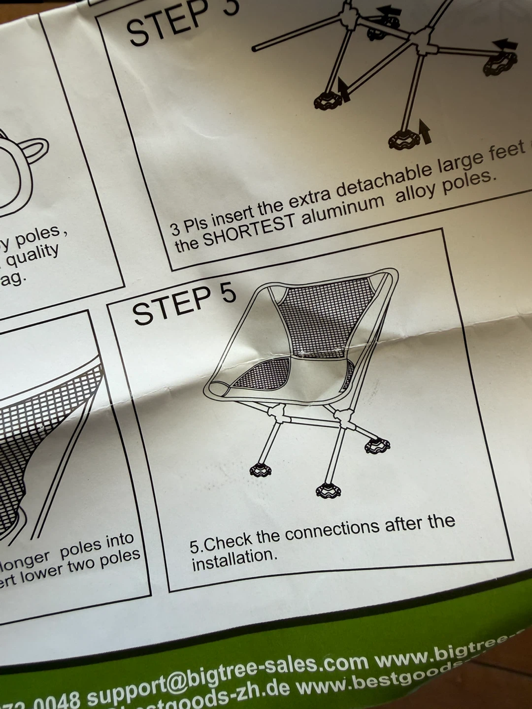 Bigtree Portable Folding Camping Chair - photo 3