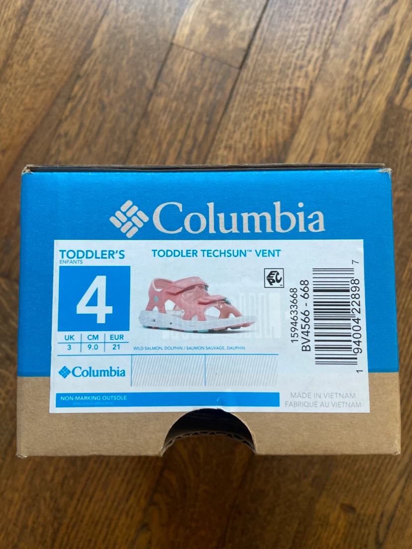 New - Columbia Toddler Techsun Vent Sandals Size 4 - photo 2