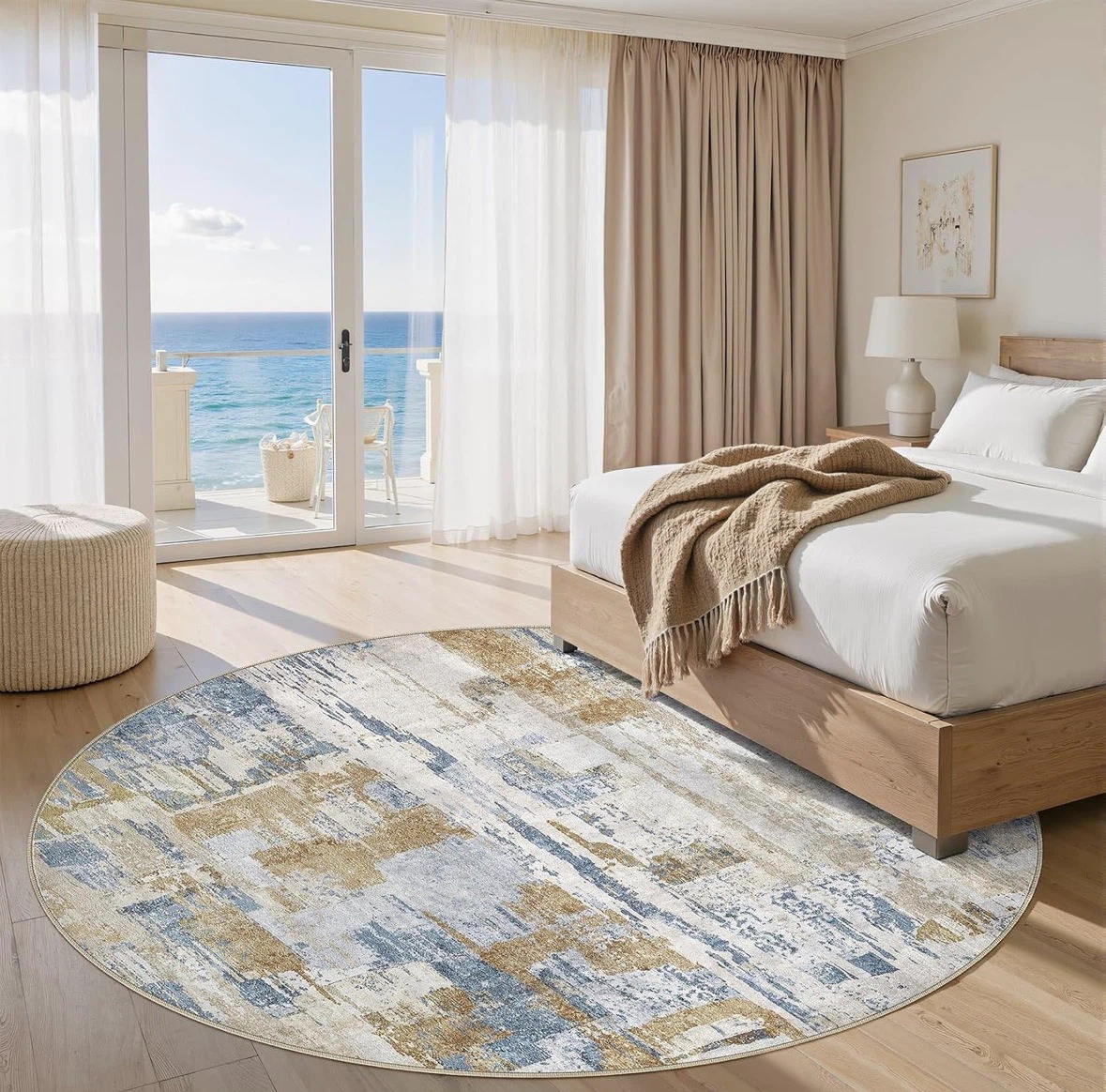 Round Area Rug, 8 ft Diameter - photo 3