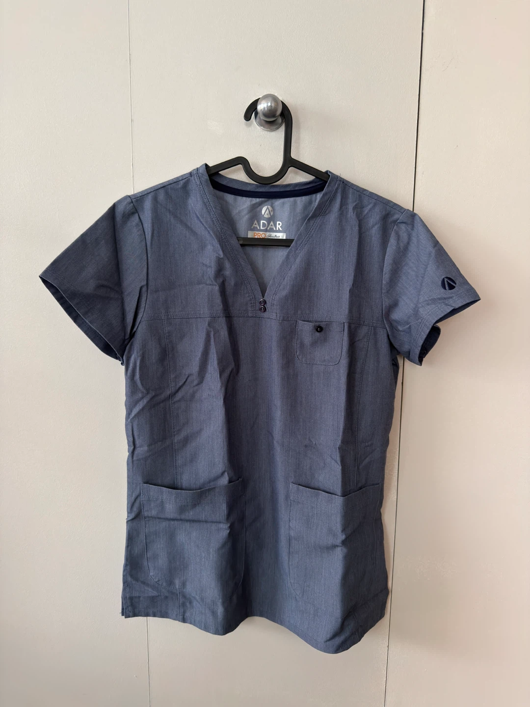 Adar Pro Heather Navy Scrub Set - photo 4