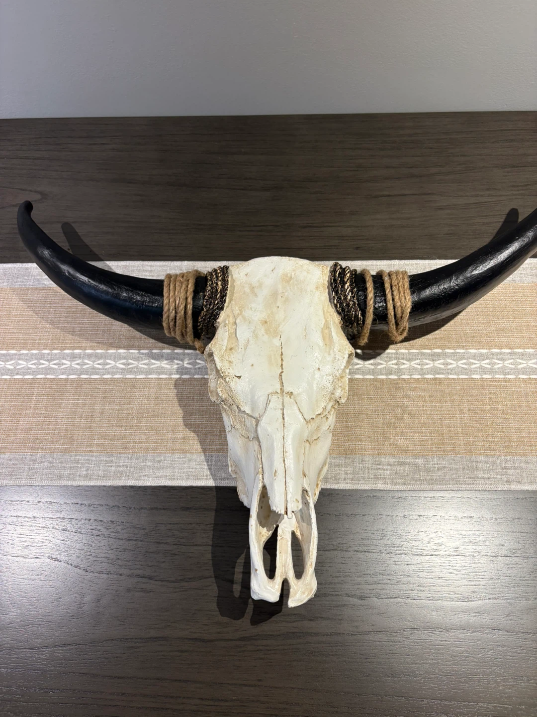 suruim Longhorn Skull Wall Decor