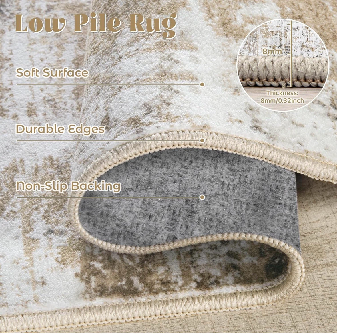 Low Pile Area Rug 10x14 ft - photo 2