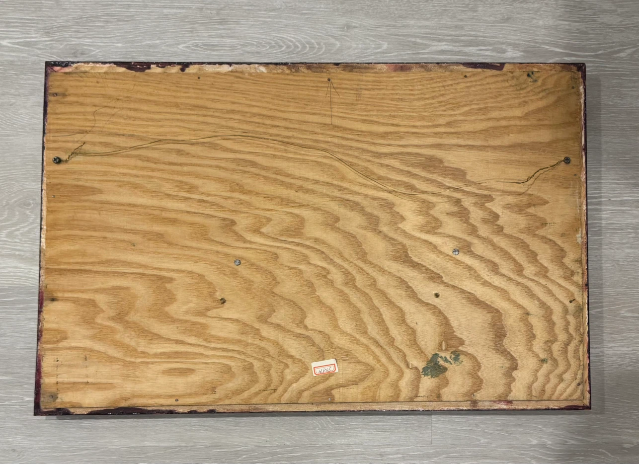 Vintage Hand-Carved Wooden Car Wall Art - photo 2