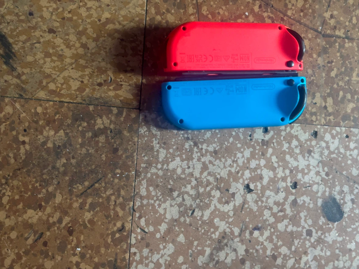 Nintendo Switch Console with Neon Controllers - photo 3