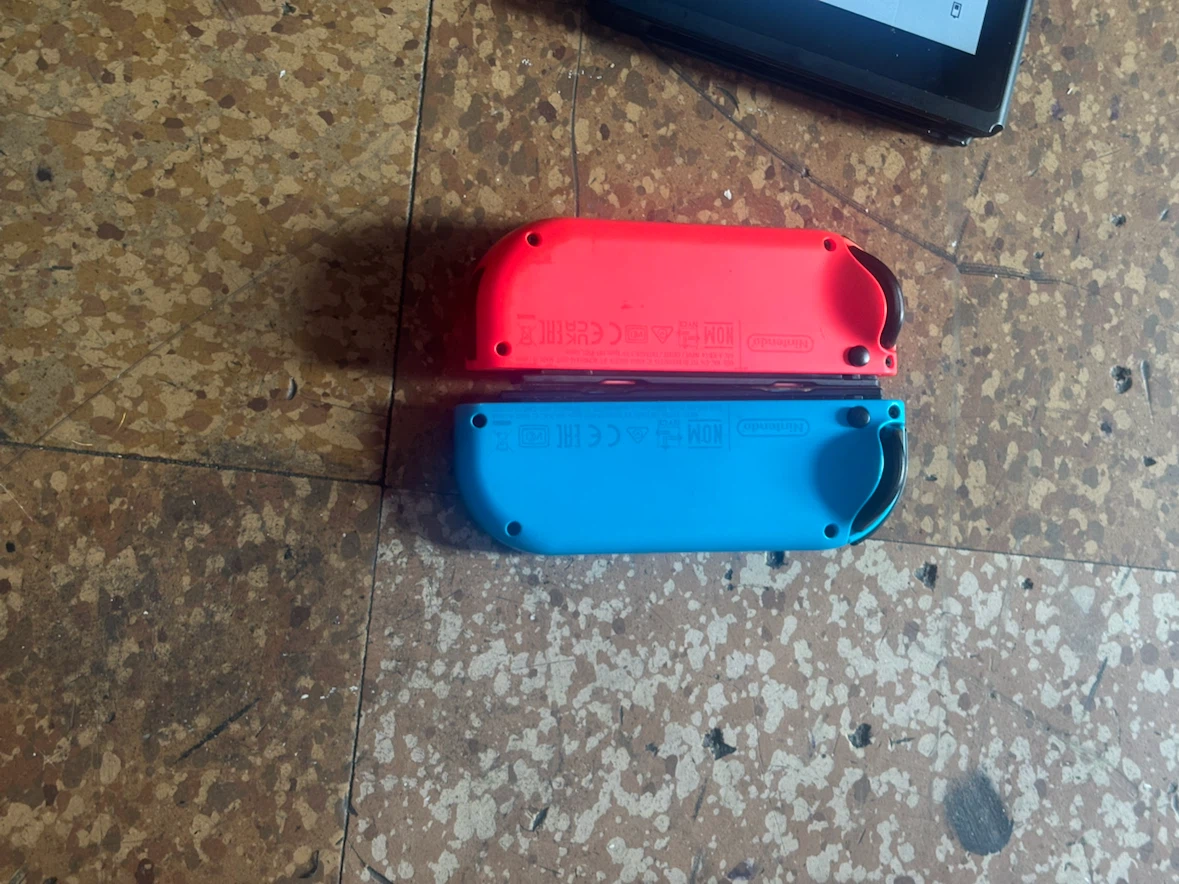 Nintendo Switch Console with Neon Controllers - photo 4