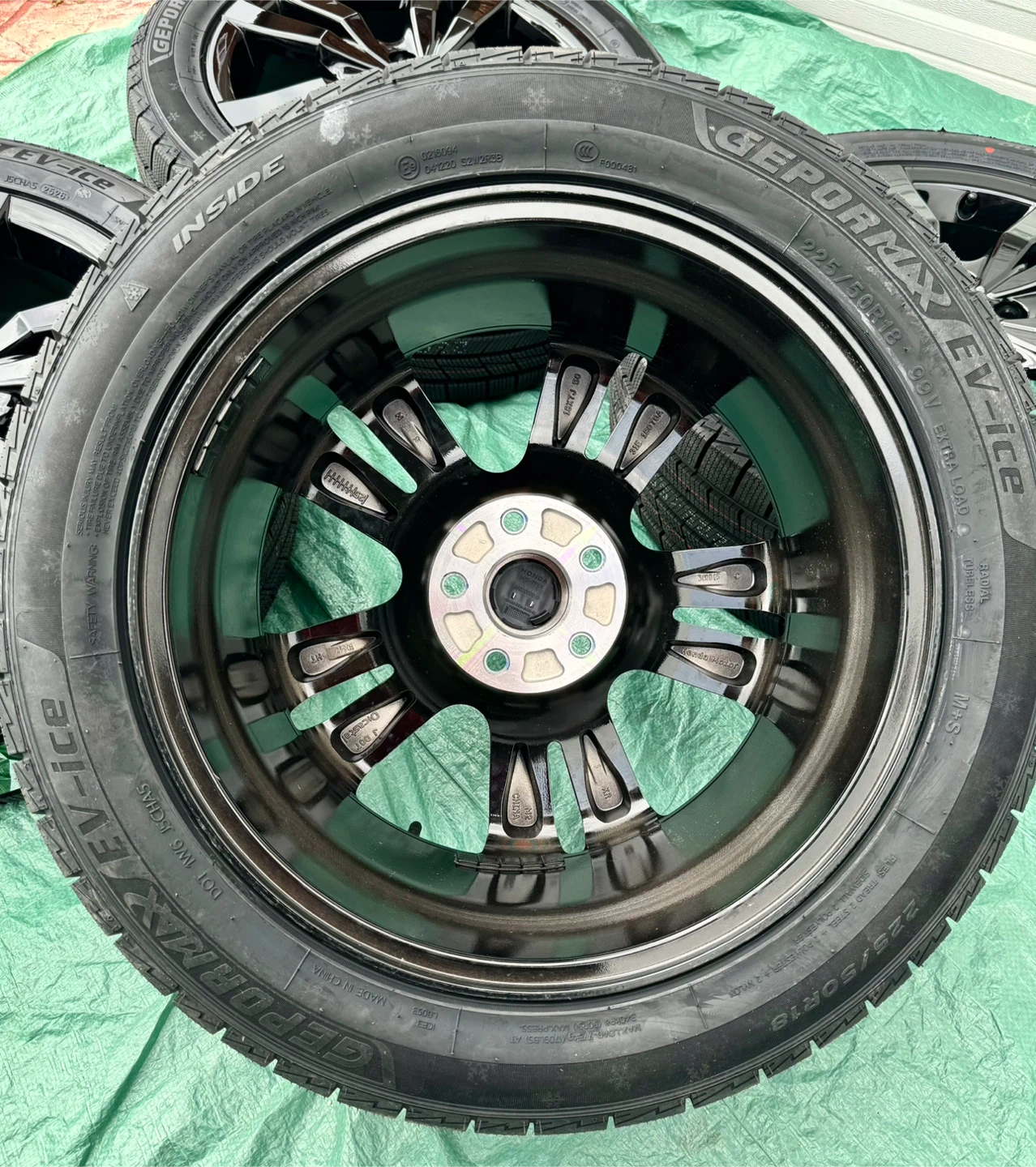 🥶🥶 2026 HRV 18” OEM HONDA RIMS ✅ NEW WINTER TIRES - photo 4