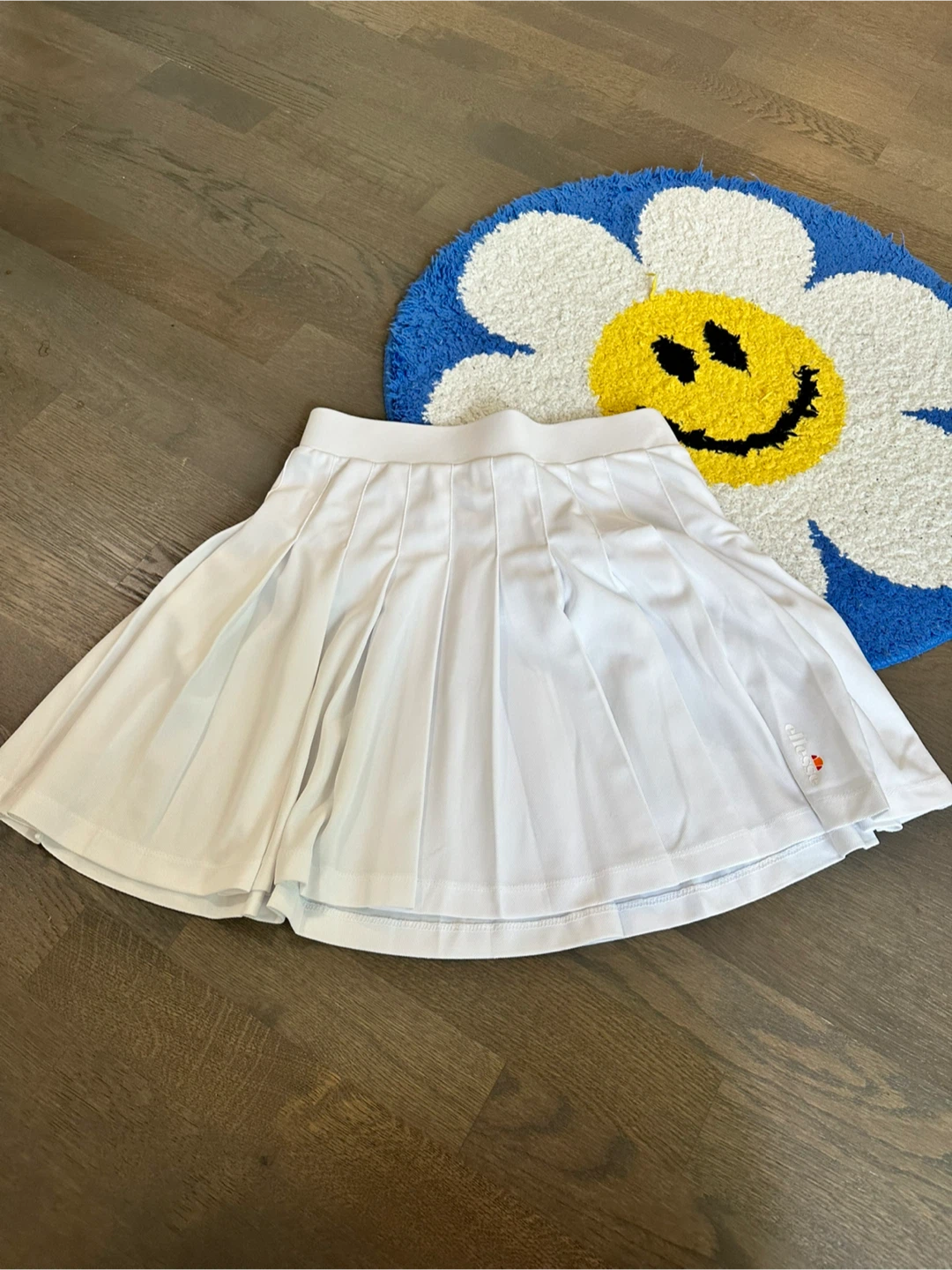 Ellesse white pleated tennis skirt