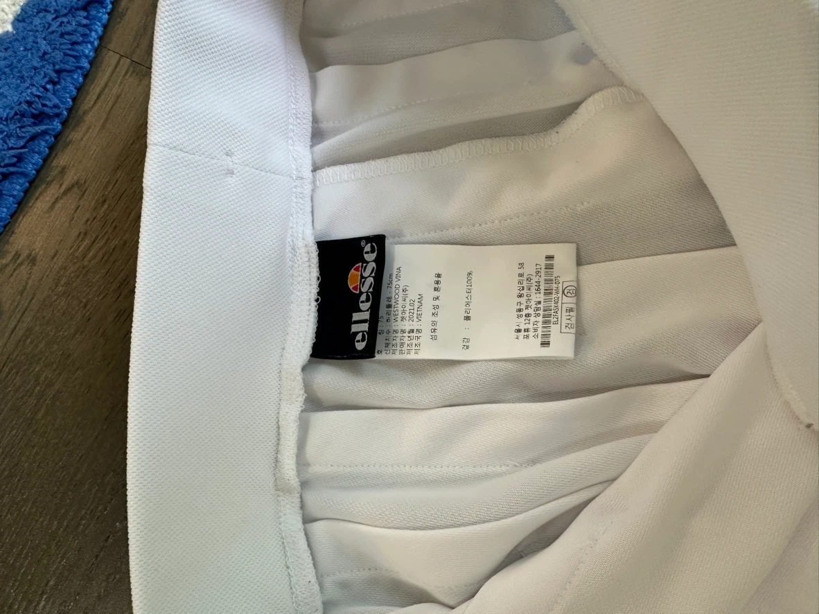 Ellesse white pleated tennis skirt - photo 2