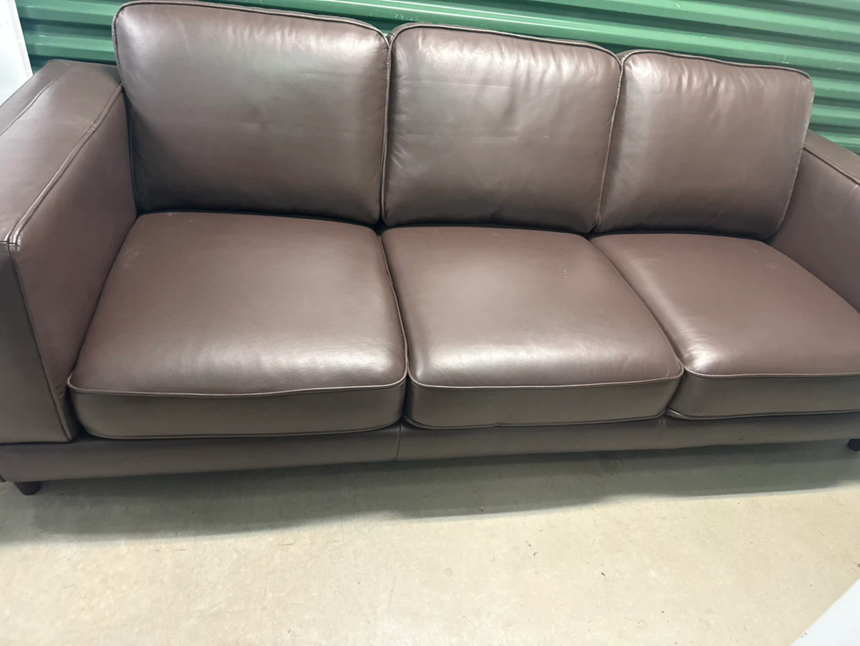 Genuine leather couch